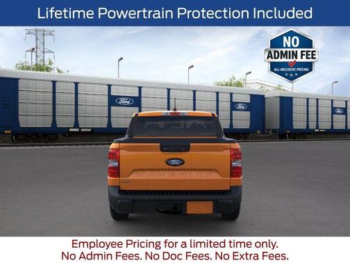 Orange 2026 Ford Maverick Lariat
