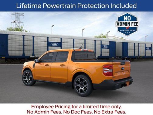 Orange 2026 Ford Maverick Lariat