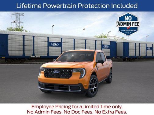 Orange 2026 Ford Maverick Lariat