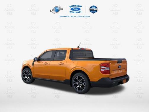Orange Fury 2026 Ford Maverick Lariat