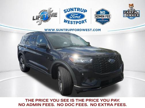 Black Metallic 2025 Ford Explorer ST-Line
