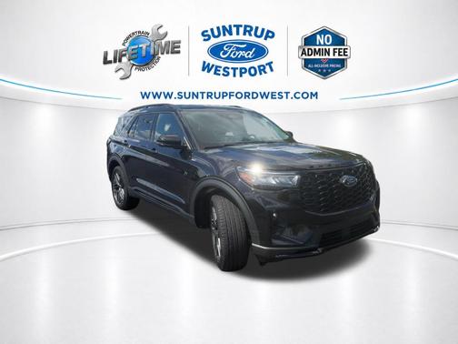 Black Metallic 2025 Ford Explorer ST-Line
