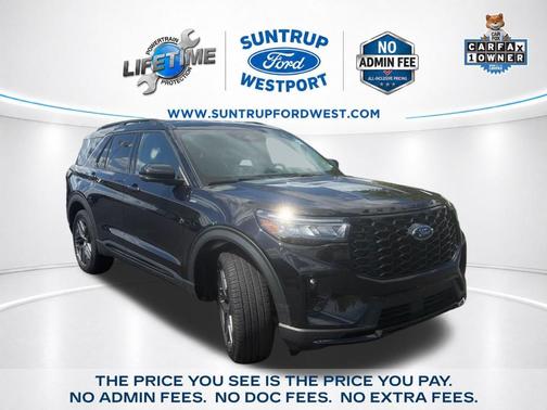 Black Metallic 2025 Ford Explorer ST-Line