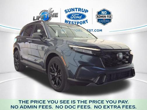 Blue 2024 Honda CR-V Hybrid Sport-L