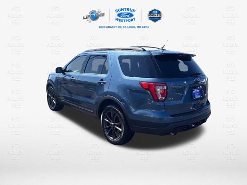 Blue Metallic 2018 Ford Explorer XLT