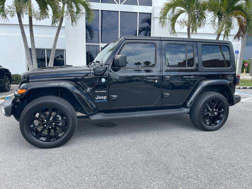 Black 2023 Jeep Wrangler 4xe Sahara