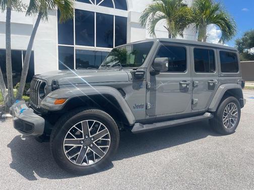 Gray 2023 Jeep Wrangler 4xe Sahara