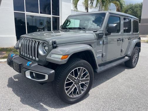 Gray 2023 Jeep Wrangler 4xe Sahara