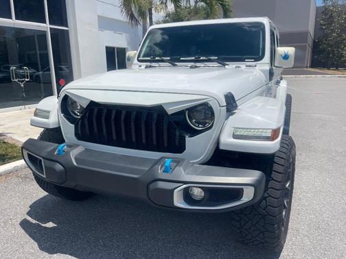 White 2023 Jeep Wrangler 4xe Sahara