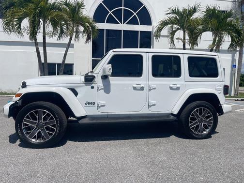 White 2023 Jeep Wrangler 4xe Sahara