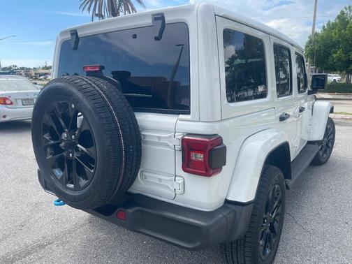 White 2023 Jeep Wrangler 4xe Sahara