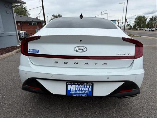 Quartz White 2021 Hyundai SONATA Limited
