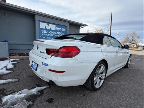 White 2015 BMW 640 i xDrive