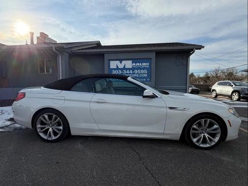White 2015 BMW 640 i xDrive