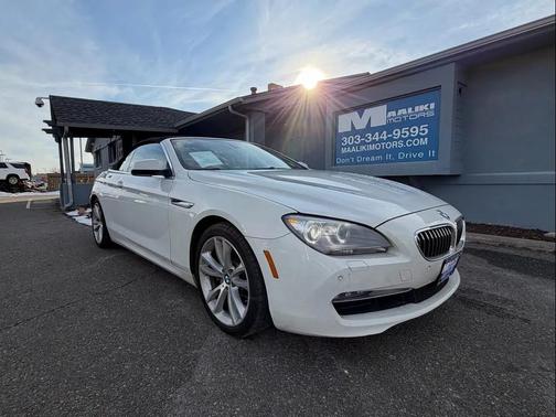 White 2015 BMW 640 i xDrive