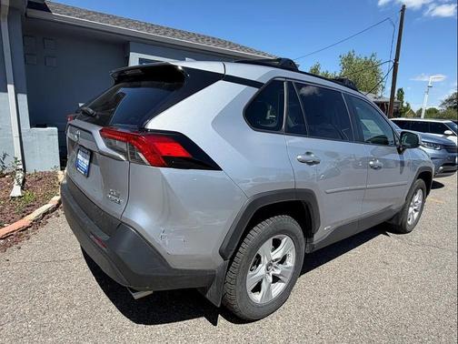 Silver Sky Metallic 2019 Toyota RAV4 Hybrid XLE