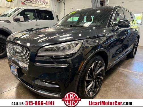 Flight Blue Metallic Clearcoat 2023 Lincoln Aviator Reserve AWD