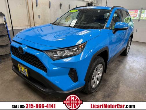 Blue Flame 2019 Toyota RAV4 LE