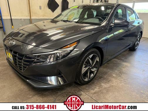Portofino Gray 2022 Hyundai ELANTRA SEL