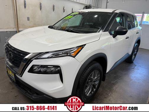 Glacier White 2021 Nissan Rogue S