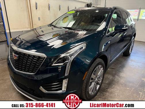 Emerald Lake Metallic 2024 Cadillac XT5 Premium Luxury