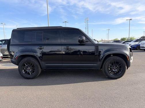 Santorini Black 2025 Land Rover Defender P300