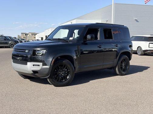 Santorini Black 2025 Land Rover Defender P300