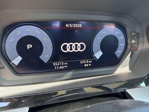 Glacier White Metallic 2024 Audi A3 40 Premium