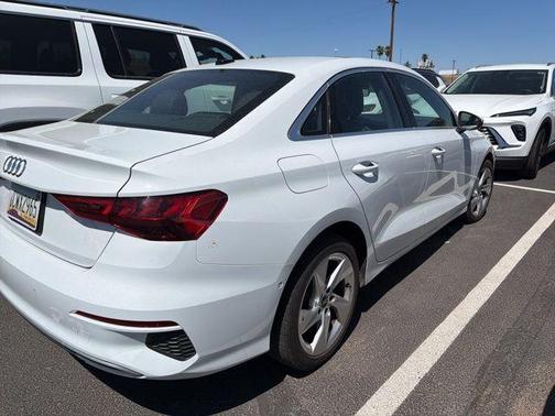 Glacier White Metallic 2024 Audi A3 40 Premium