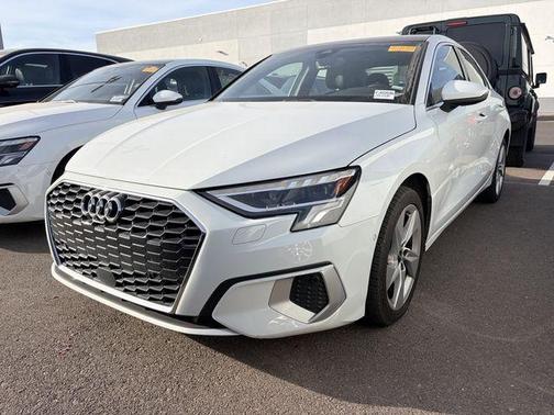 Glacier White Metallic 2024 Audi A3 40 Premium