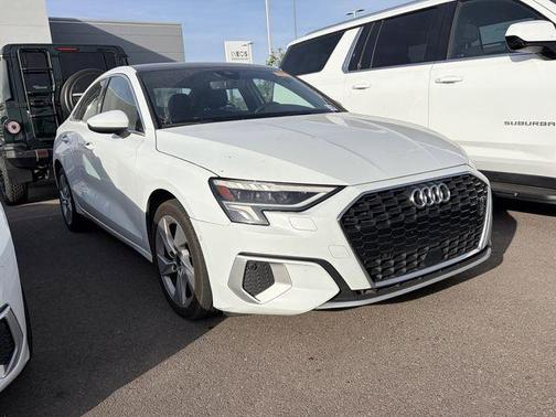Glacier White Metallic 2024 Audi A3 40 Premium