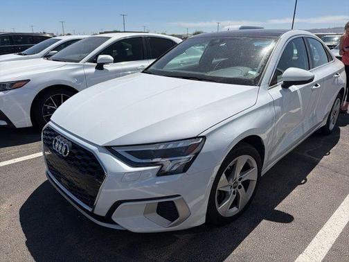 Glacier White Metallic 2024 Audi A3 40 Premium