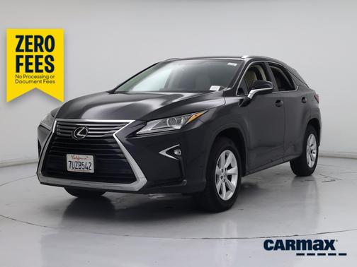 Black 2016 Lexus RX 350