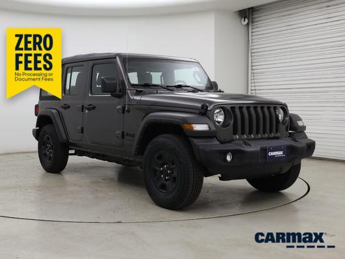 Gray 2022 Jeep Wrangler Unlimited Sport