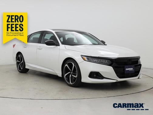 White 2021 Honda Accord Sport