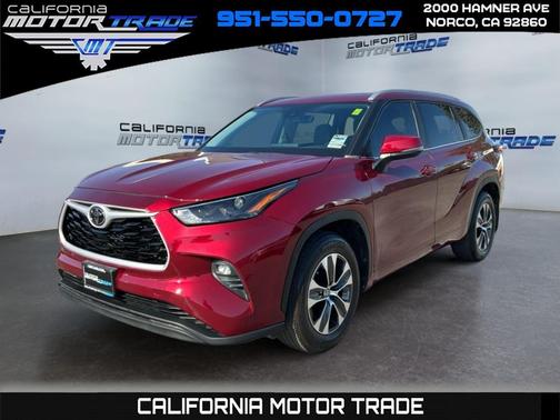 Ruby Flare Pearl 2023 Toyota Highlander XLE