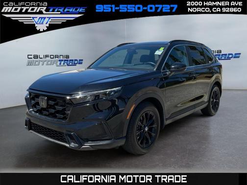 Crystal Black Pearl 2023 Honda CR-V Hybrid Sport FWD
