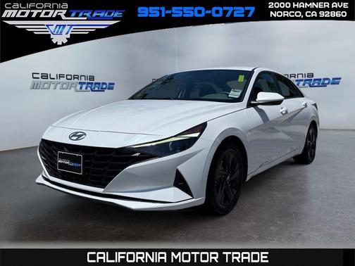 Quartz White 2021 Hyundai ELANTRA SEL