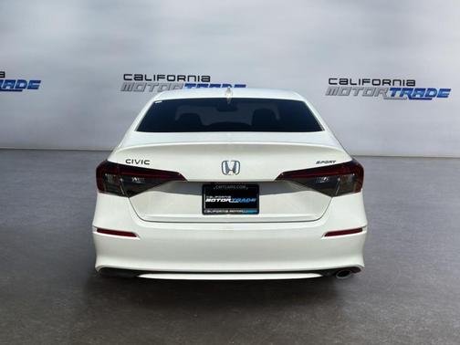 Platinum White Pearl 2025 Honda Civic Sport