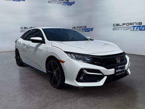 Platinum White Pearl 2021 Honda Civic Sport