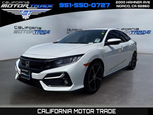 Platinum White Pearl 2021 Honda Civic Sport