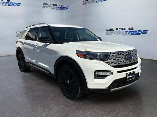 Star White Metallic Tri-Coat 2021 Ford Explorer Limited