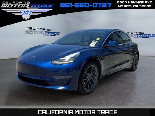 Deep Blue Metallic 2019 Tesla Model 3 Mid Range