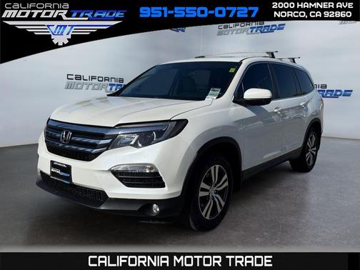 White Diamond Pearl 2017 Honda Pilot EX-L