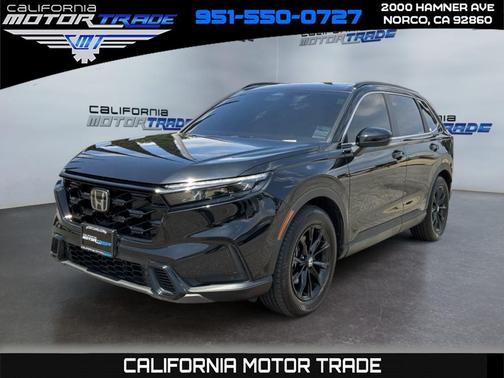 Crystal Black Pearl 2025 Honda CR-V Hybrid Sport FWD