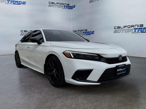 Platinum White Pearl 2022 Honda Civic Sport