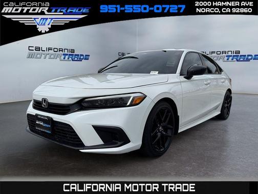 Platinum White Pearl 2022 Honda Civic Sport