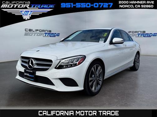 Polar White 2019 Mercedes-Benz C-Class Sedan