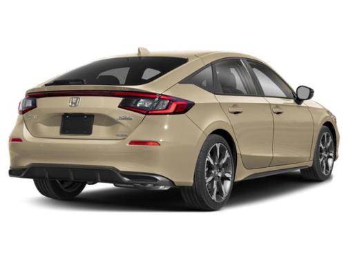 Sand Dune Pearl 2025 Honda Civic Hybrid Sport Touring