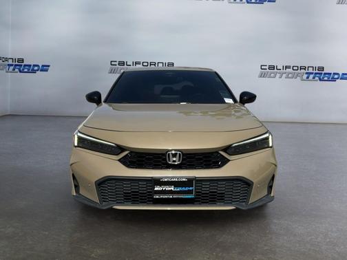 Sand Dune Pearl 2025 Honda Civic Hybrid Sport Touring